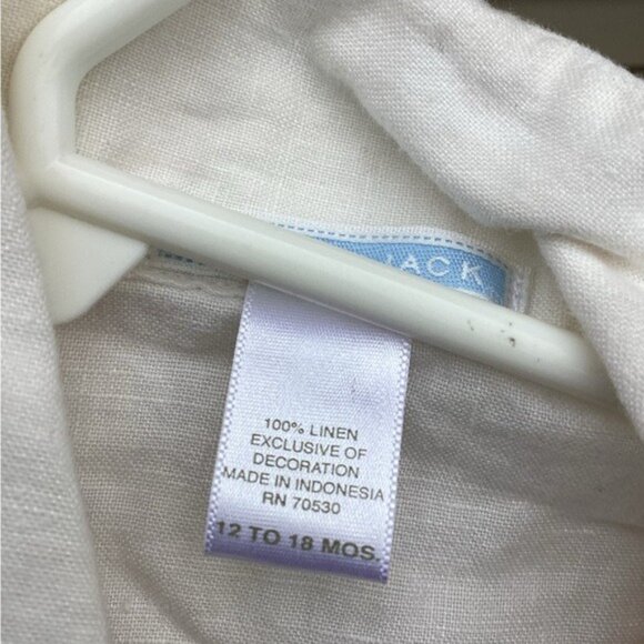 Tomato girl 12/18 month jack Janie lien short - Picture 2 of 4